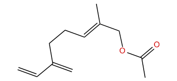 2-Methyl-6-methylene-2,7-octadienyl acetate